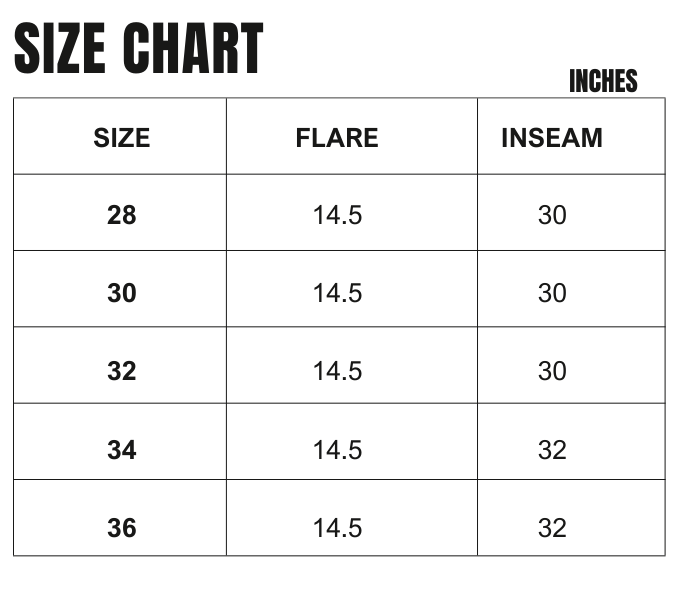 oil spill flared denim - WithoutSaint