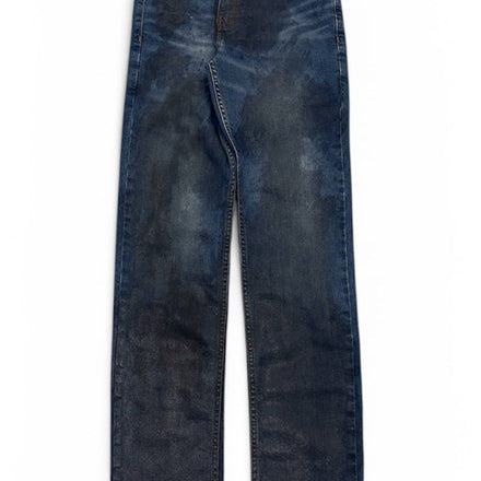 slim wax denim (blue)